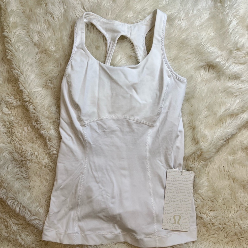 Lululemon RUN Pace Tank - Size 2 - White
